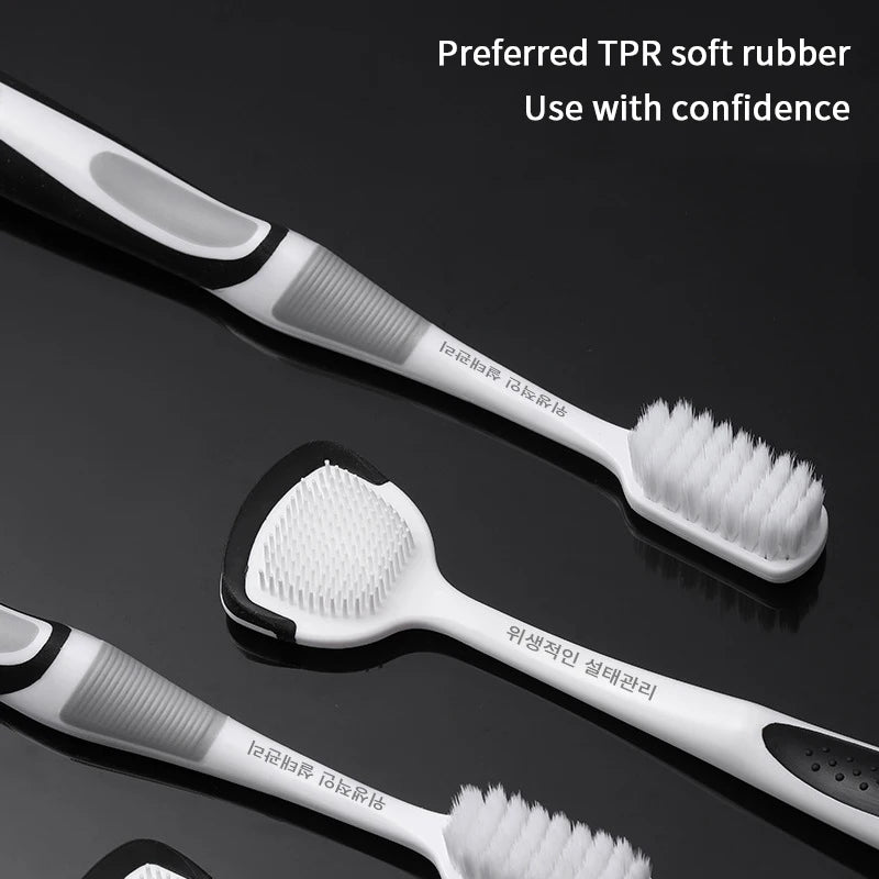 Dual-Use Tongue Scraper & Oral Cleaner – Fresh Breath Tool