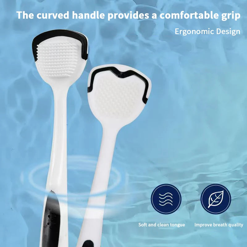 Dual-Use Tongue Scraper & Oral Cleaner – Fresh Breath Tool