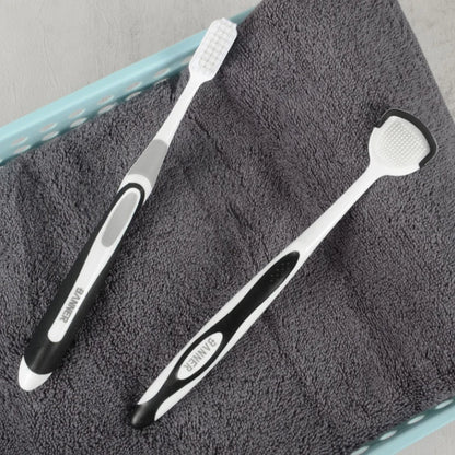 Dual-Use Tongue Scraper & Oral Cleaner – Fresh Breath Tool