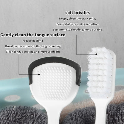 Dual-Use Tongue Scraper & Oral Cleaner – Fresh Breath Tool
