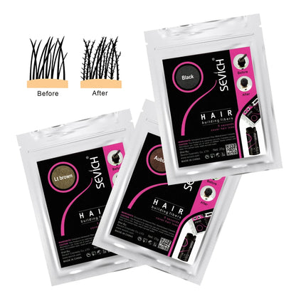 SEVICH Hair Building Fibers for Fast Volume and Coverage