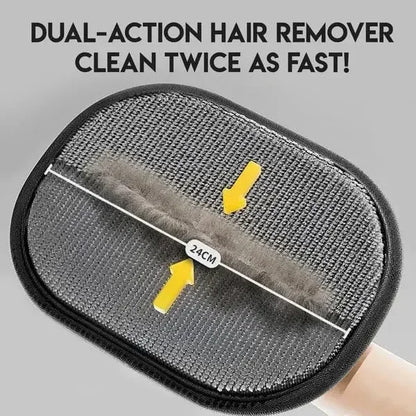 Pet Hair Remover Glove – Double-Sided Deshedding Brush for Dogs & Cats