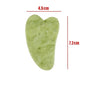 Natural Jade Roller Massager for Face Body Back Foot Massage Roller Facial Liftting Anti-wrinkle Double-end Gua Sha Jade Stone