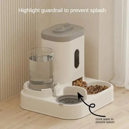 Automatic Pet Feeder & Water Dispenser – Large Capacity Feeding Station