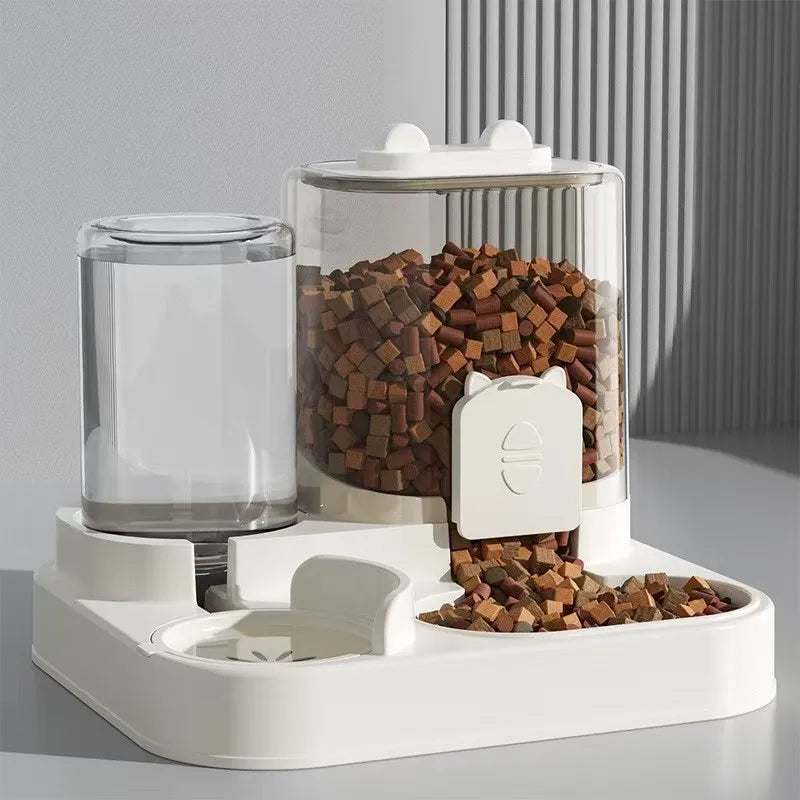 Automatic Pet Feeder & Water Dispenser – Large Capacity Feeding Station