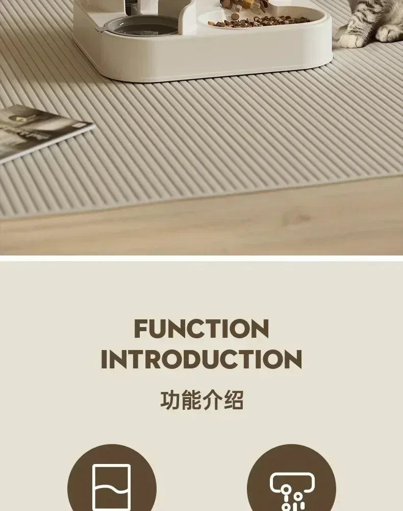 Automatic Pet Feeder & Water Dispenser – Large Capacity Feeding Station