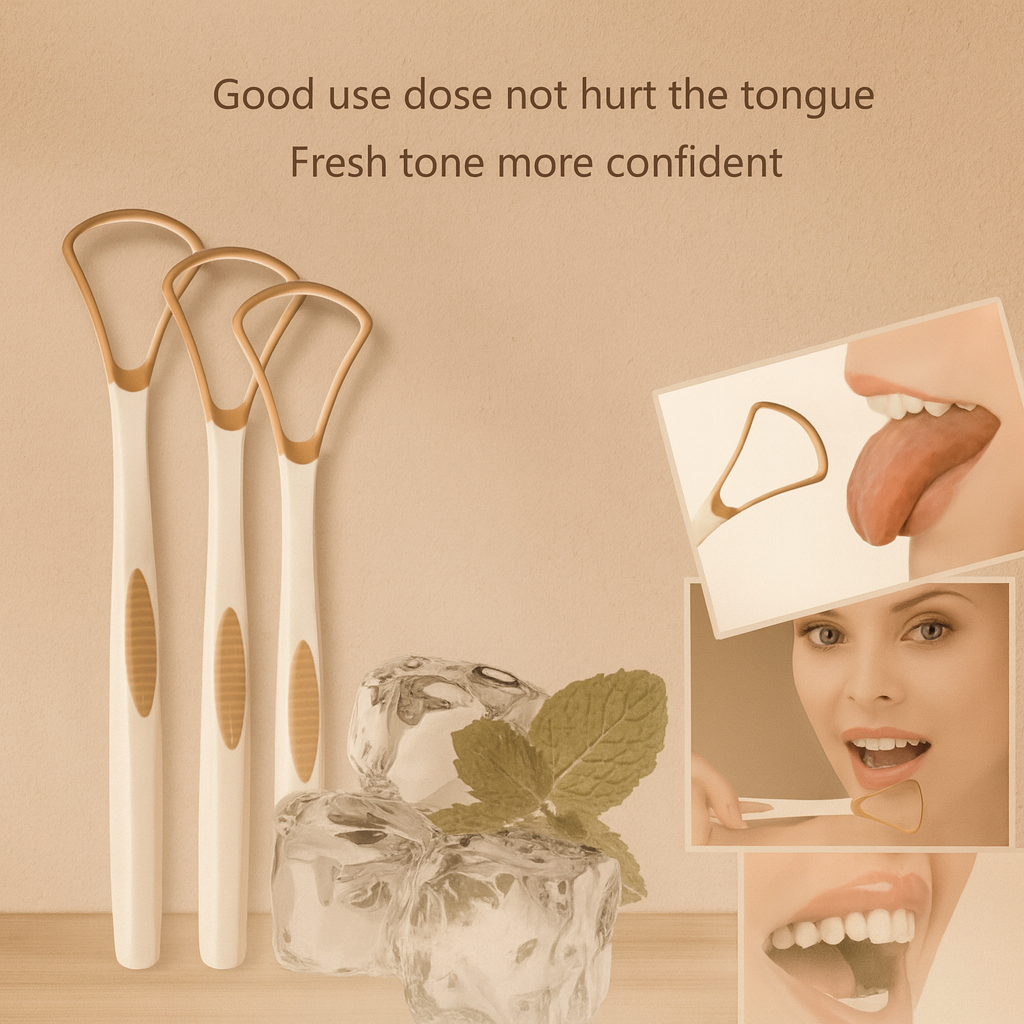 Oral Tongue Cleaner – Portable Hygiene Brush for Fresh Breath